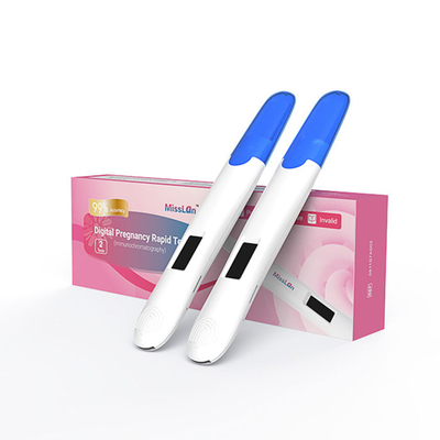 Van de de Zwangerschapsstrook van de huisurine 25mIU/ML HCG de Test Kenmerkende Plastic Uitrusting