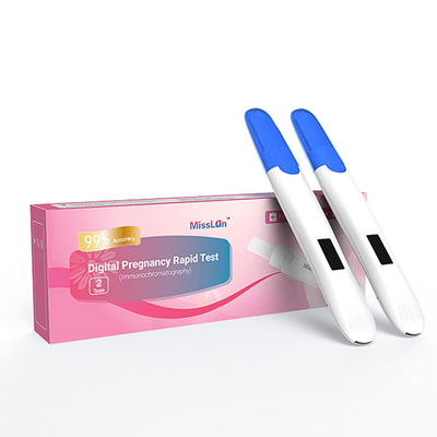 De snelle Kenmerkende HCG-van de de Testcassette van de Urinezwangerschap Stroken van de de Zwangerschapstest
