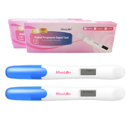 Digitale de Zwangerschaps Snelle Test van FDA 510K ANVISA met Bouwstijl in Batterij