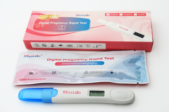 Het duidelijke Digitale Resultaat van Kit With First Response Early van de Zwangerschaps Snelle Test
